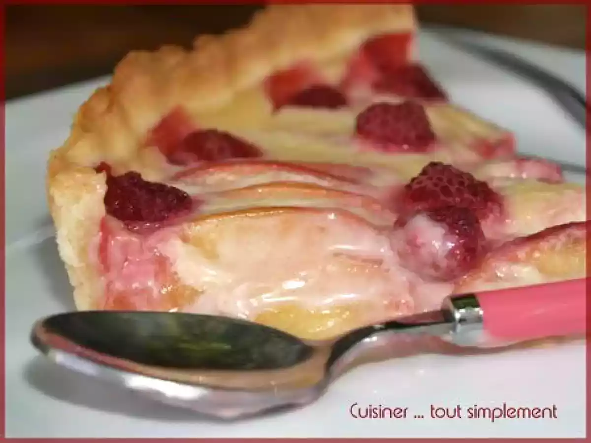 Tarte Pêches - Framboises - photo 2