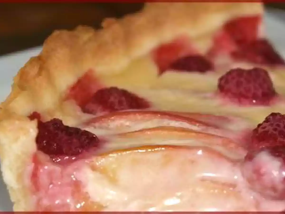 Tarte Pêches - Framboises - photo 3