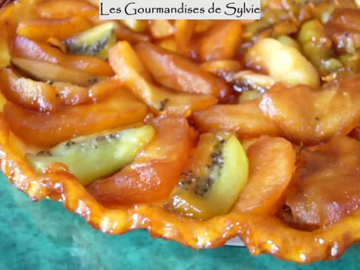 Tarte Tatin Pommes-Kiwis