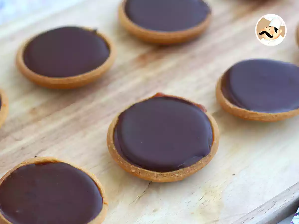 Tartelettes au caramel et chocolat