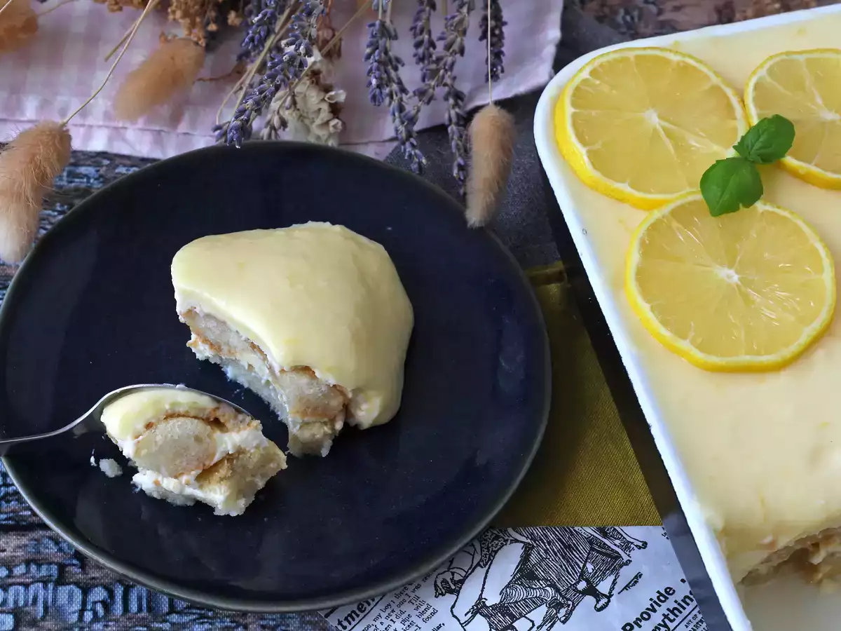Tiramisu au citron, un classique revisité au goût acidulé