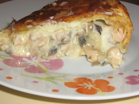 Tourte Poulet Et Champignons Recette Ptitchef