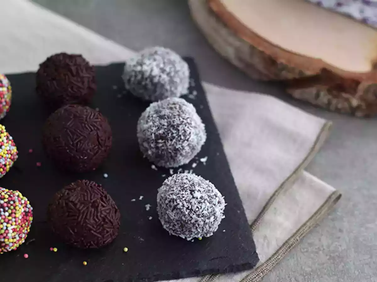 Truffes au chocolat enrobées - photo 2