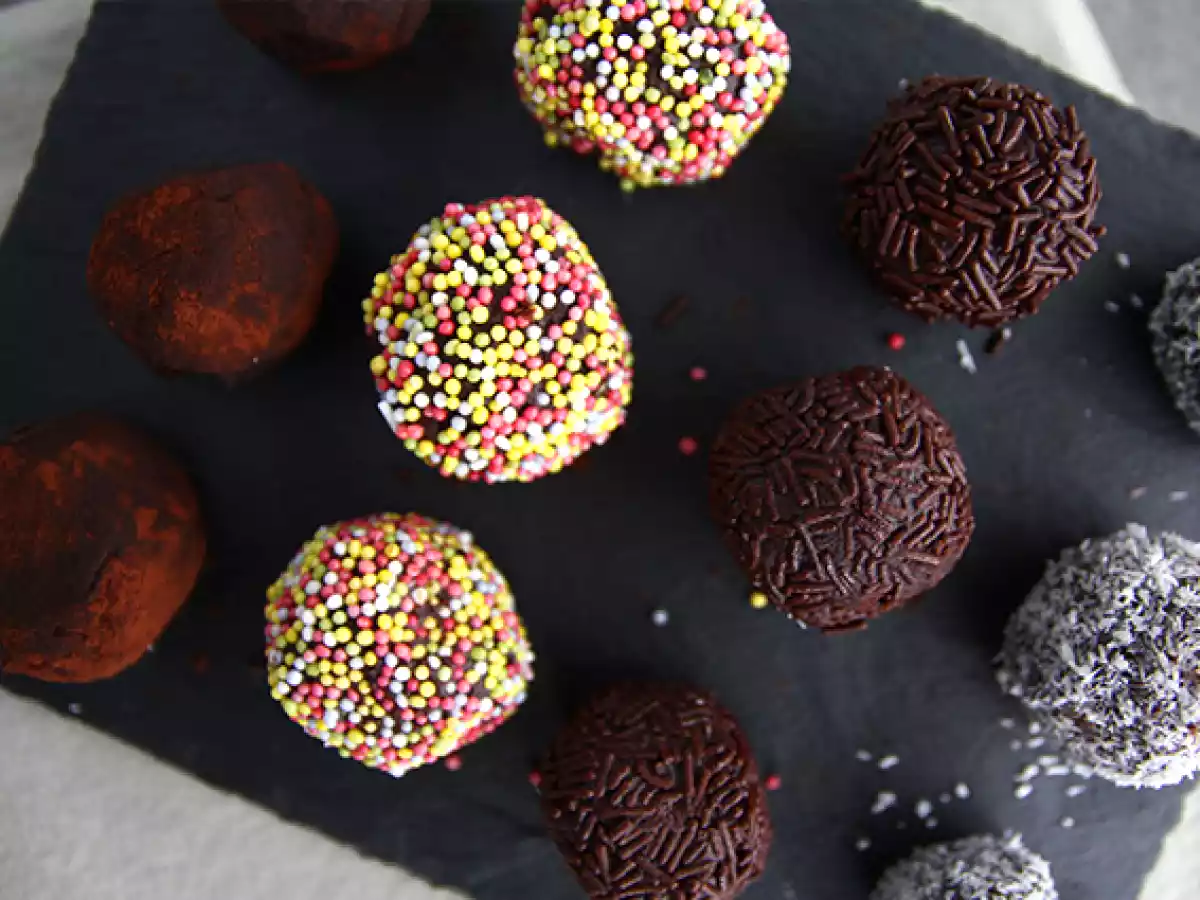 Truffes au chocolat enrobées - photo 3