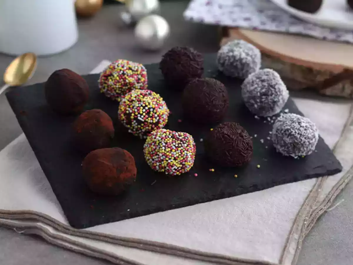 Truffes au chocolat enrobées - photo 5