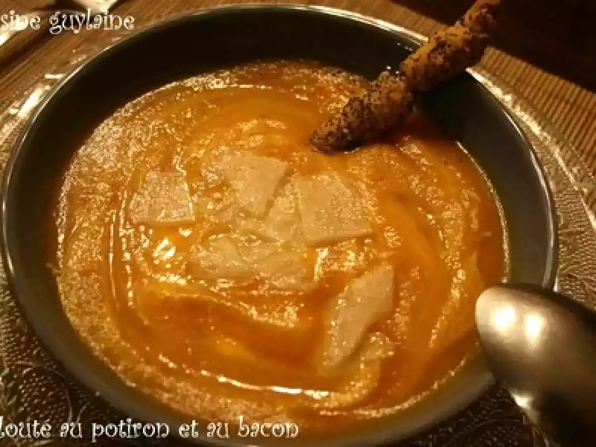 Velouté de potiron et carottes des sables au bacon - photo 3