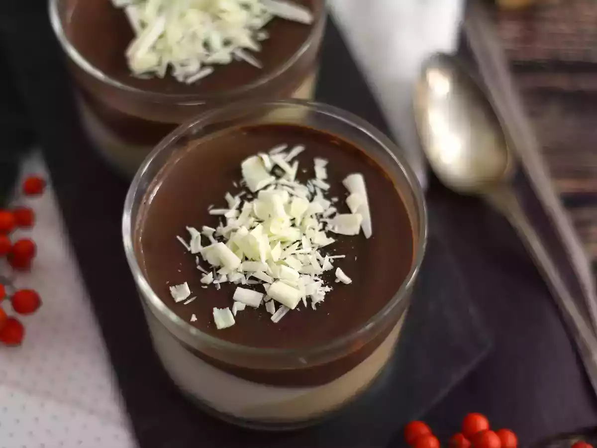 Verrines de crèmes au chocolat et nougat : une présentation ultra facile pas à pas - photo 4