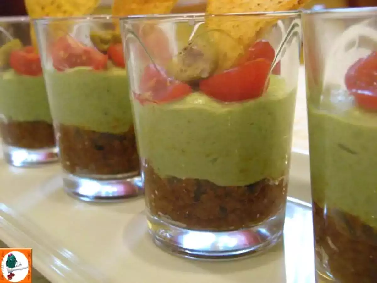 Verrines en rouge et vert - photo 2