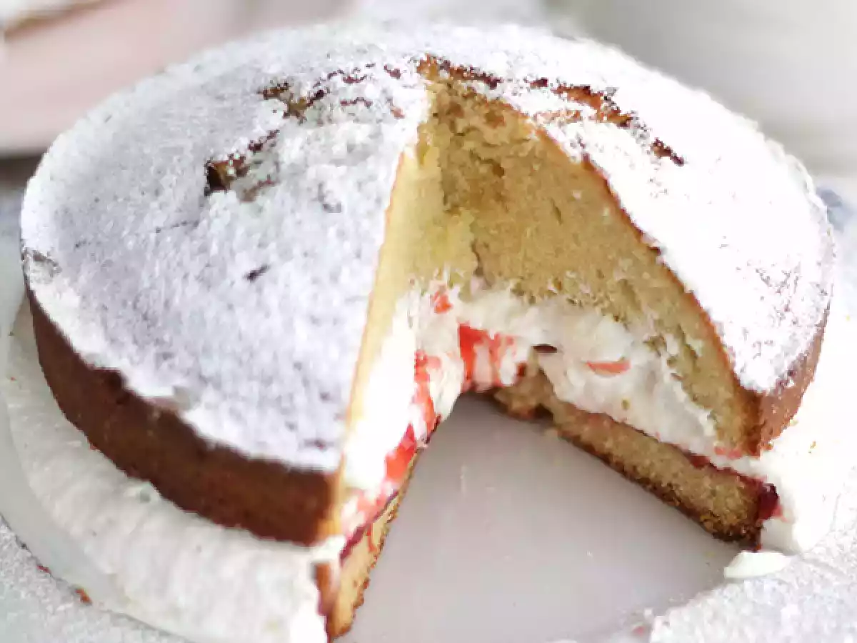 Victoria Sponge Cake ultra moelleux