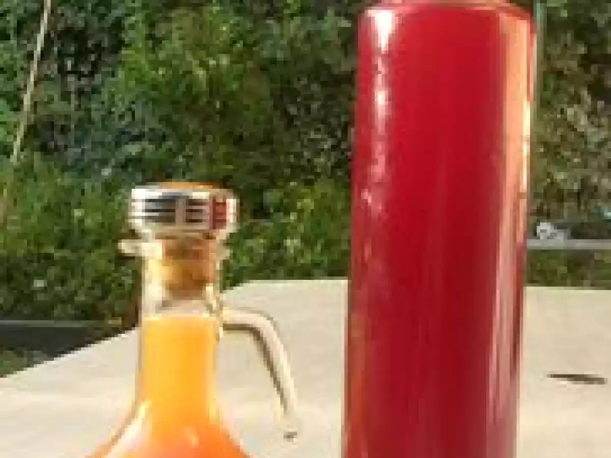 Vinaigre framboise, vinaigre abricot et encore un Tag !
