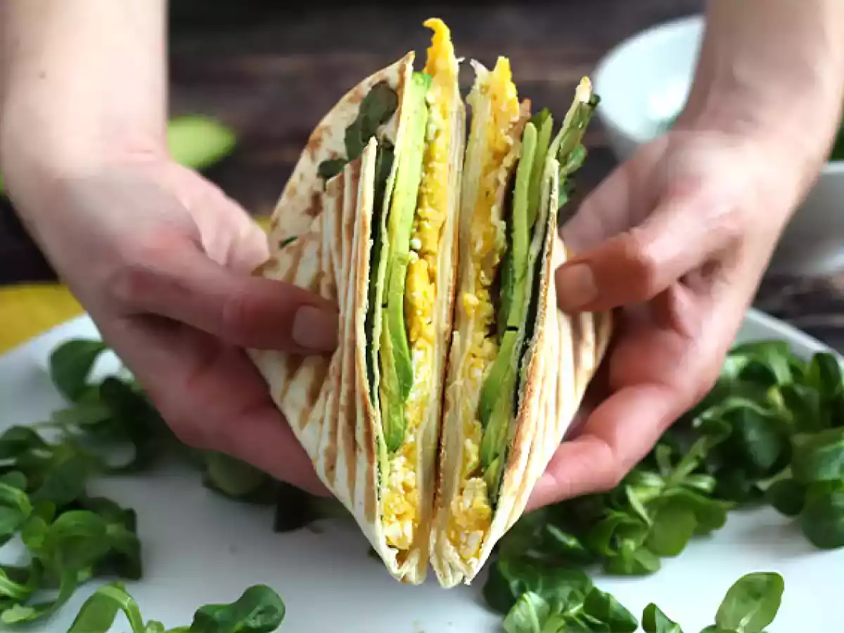 Wrap grillé façon brunch - Tortilla Wrap Hack - photo 4