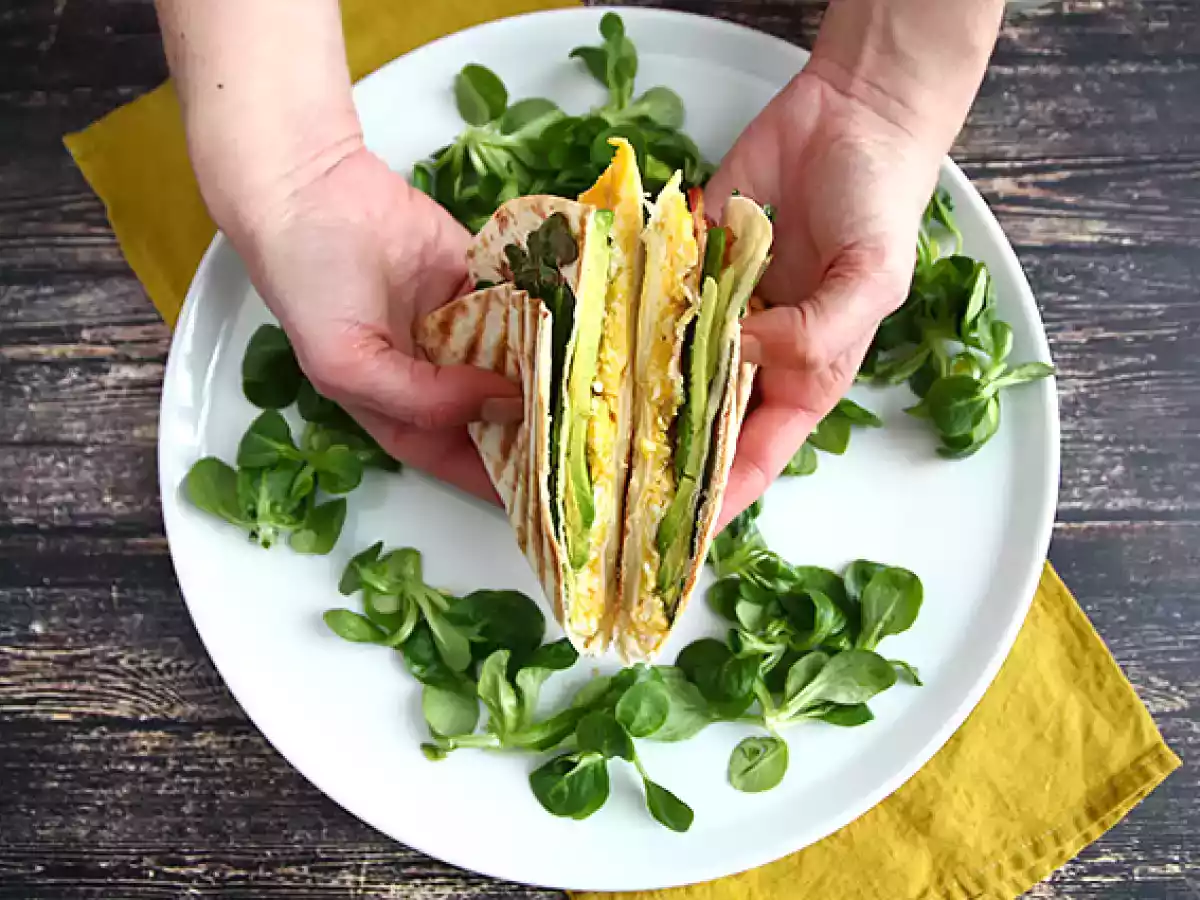 Wrap grillé façon brunch - Tortilla Wrap Hack - photo 3