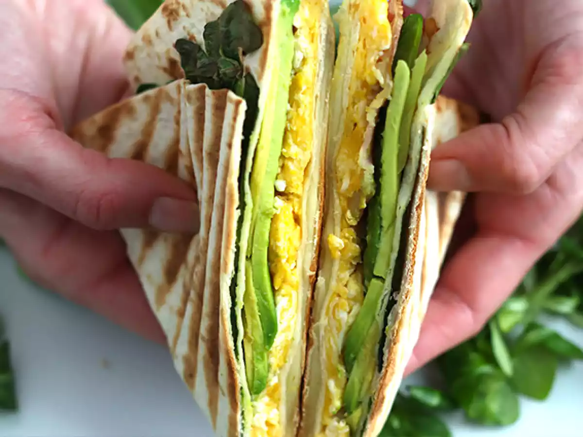 Wrap grillé façon brunch - Tortilla Wrap Hack - photo 5