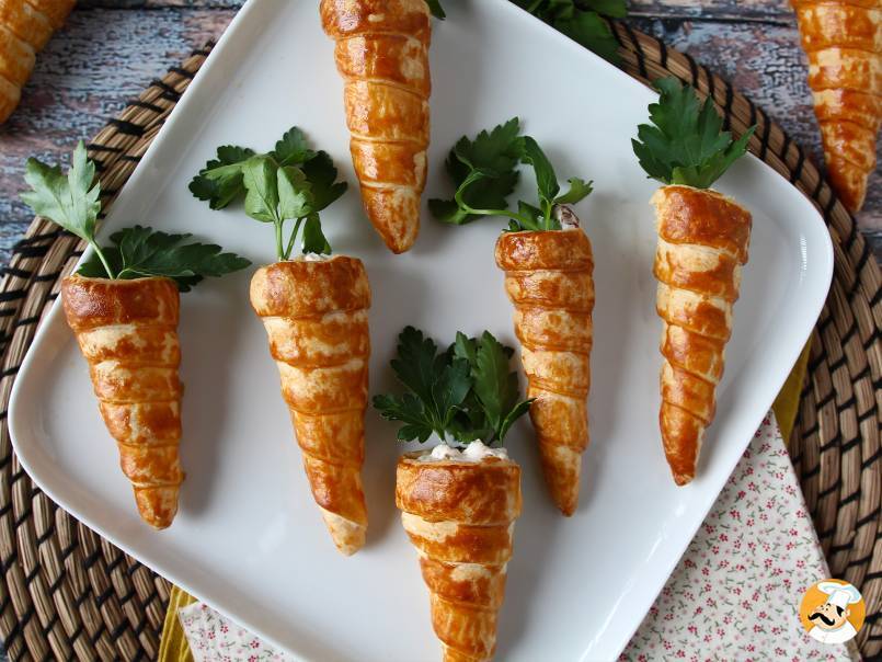 8 - Carottes feuilletées fromage de chèvre et tomates séchées