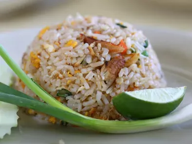 Salade de riz thaï gingembre et soja - Priméal