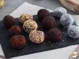 Dossiers: Des truffes au chocolat avec seulement 3 ingrédients : la gourmandise parfaite pour Noël!