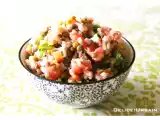 Recette Salade de riz complet et de lentilles vertes