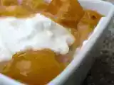 Recette Fontainebleau à la compotée de mirabelles