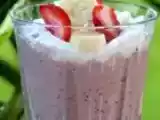Recette Smoothie fraise banane vanille myrtille