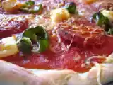 Recette Pizza chorizo kiri aux herbes de provence