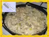 Recette Fettuccine et sa sauce aux poireaux