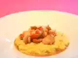 Recette Saint jacques poelees risotto au safran et asperges vertes