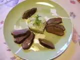 Recette Magret de canard sauce au miel et riz au légumes.