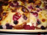 Recette Gratin de pain perdu aux fruits rouges