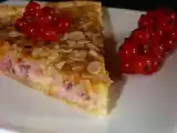 Recette Tarte groseilles et amande