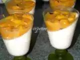 Recette Panna cotta bergamote et compotee de mirabelle