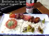 Recette Brochettes de figues, coppa et magrets de canard chez mamigoz