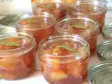 Recette Confiture de pêches blanches au romarin