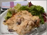 Recette Lasagnes au poulet et aux champignons