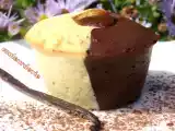 Recette Moelleux choco-vanille, coeur coulant chocolat au lait