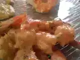 Recette Gambas à la sauce safran et à la coriandre
