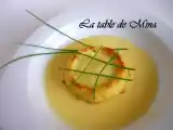 Recette Flans poireaux surimi, sauce hollandaise
