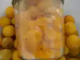 Recette Confiture de mirabelles aux noix.