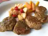 Recette Médaillons de porc, sauce aux pommes et miel épicée accompagné d'une compote