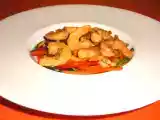 Recette Wok de crevettes au curry & légumes croquants