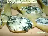 Recette Conchiglionis farcis aux épinards et à la brousse