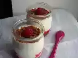 Recette Idée de dessert rapide aux framboises & spéculoos