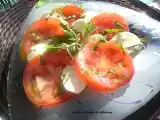 Recette Salade de tomates, bocconcini et basilic