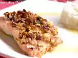 Recette Saumon aux noix et noisettes