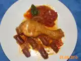 Recette Poulet aux merguez