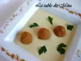 Recette Crème du barry glacée, aux bonbons de foie gras