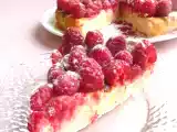 Recette Gâteau à la framboise double cheese citron & huile de noisette