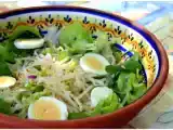 Recette Salade fraîche aux germes de soja