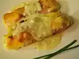 Recette Gratin de courgettes au jambon, sauce crémeuse à la cancoillotte