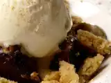 Recette Figues roties à la crème d'amande, glace vanille