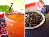 Recette Thé glacé à la menthe nanah du maroc et à la vanille bourbon de la réunion...